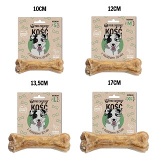 Paka Zwierzaka Kość z dodatkiem strusia S-10 cm 35g