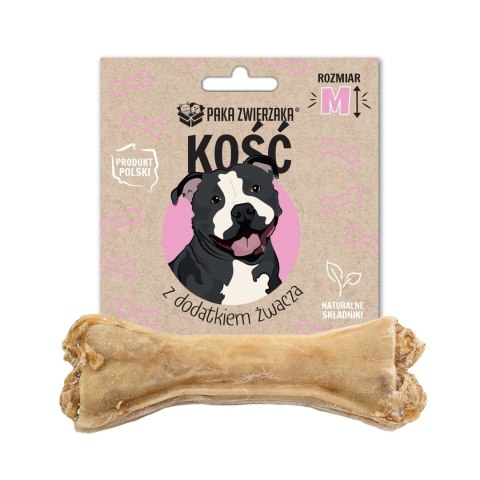 Paka Zwierzaka Kość z dodatkiem żwacza M-12 cm 55g Paka Zwierzaka Kość z dodatkiem żwacza M-12 cm 55g