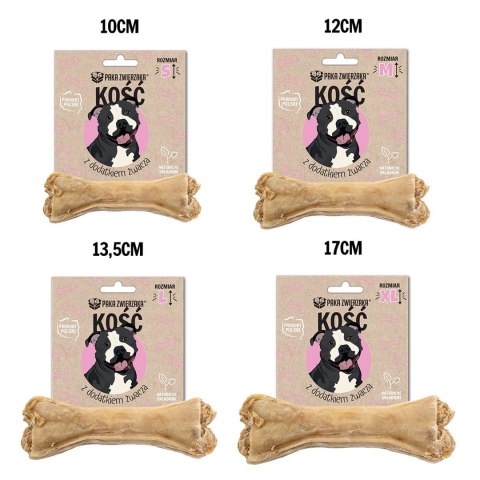 Paka Zwierzaka Kość z dodatkiem żwacza M-12 cm 55g Paka Zwierzaka Kość z dodatkiem żwacza M-12 cm 55g