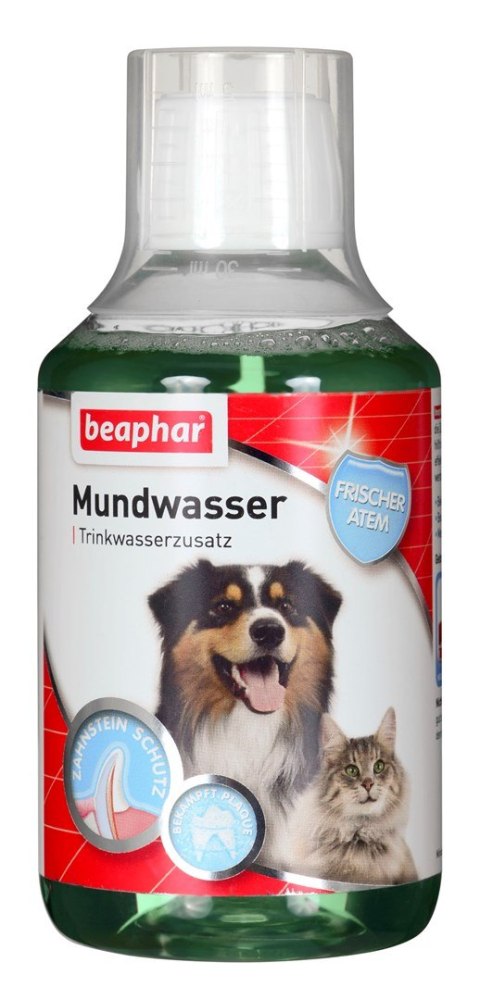 Beaphar płyn do pielęgnacji jamy ustnej i zębów dla psa i kota 250ml Beaphar płyn do pielęgnacji jamy ustnej i zębów dla psa i kota 250ml
