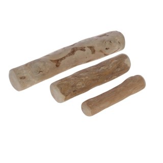 KERBL Patyk do żucia, drewno kawowe, O 3-4 cm, 15-20cm