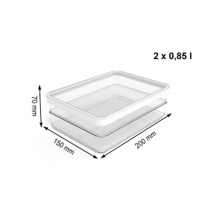 Rotho Multibag Loft Style 25L trans/biały