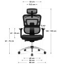 Fotel biurowy MA-Manager 4.9 Black