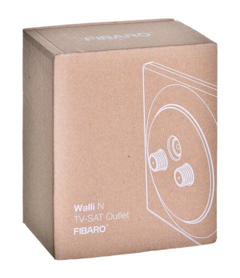 Gniazdko Walli N TV-SAT Outlet FIBARO Walli FGWTFEU-021 Gniazdko Walli N TV-SAT Outlet FIBARO Walli FGWTFEU-021