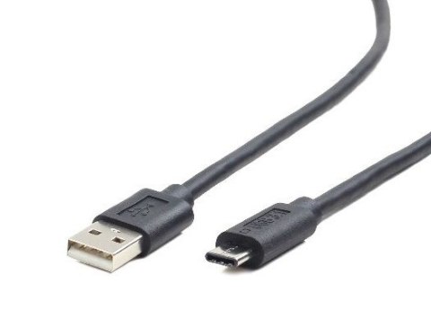 Kabel GEMBIRD CCP-USB2-AMCM-1M (USB 2.0 M - USB typu C M; 1m; kolor czarny) Kabel GEMBIRD CCP-USB2-AMCM-1M (USB 2.0 M - USB typu C M; 1m; kolor czarny)
