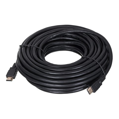 Kabel Lanberg CA-HDMI-10CC-0150-BK (HDMI M - HDMI M; 15m; kolor czarny) Kabel Lanberg CA-HDMI-10CC-0150-BK (HDMI M - HDMI M; 15m; kolor czarny)