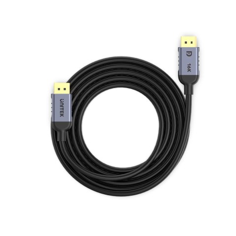 UNITEK KABEL DISPLAYPORT 1.4 8K 60HZ, 4K 240HZ, 5M UNITEK KABEL DISPLAYPORT 1.4 8K 60HZ, 4K 240HZ, 5M