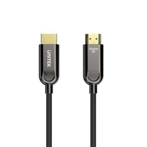 UNITEK KABEL OPTYCZNY HDMI 2.1 Active Optical Cable 8K / 4K 144Hz 20M UNITEK KABEL OPTYCZNY HDMI 2.1 Active Optical Cable 8K / 4K 144Hz 20M