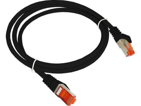 ALANTEC PATCH-CORD F/UTP KAT.6 PVC 1.0M CZARNY ALANTEC PATCH-CORD F/UTP KAT.6 PVC 1.0M CZARNY