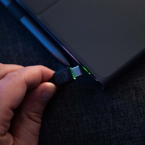 GREEN CELL KABEL KABGC06 GC RAY USB - USB-C 120CM, ZIELONY LED, SZYBKIE ŁADOWANIE ULTRA CHARGE, QC 3.0 GREEN CELL KABEL KABGC06 GC RAY USB - USB-C 120CM, ZIELONY LED, SZYBKIE ŁADOWANIE ULTRA CHARGE, QC 3.0