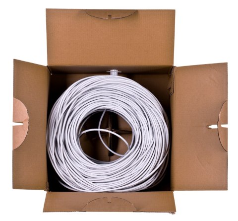 Kabel sieciowy Lanberg LCU6-12CU-0305-S (UTP; 305m; kat. 6; kolor szary) Kabel sieciowy Lanberg LCU6-12CU-0305-S (UTP; 305m; kat. 6; kolor szary)