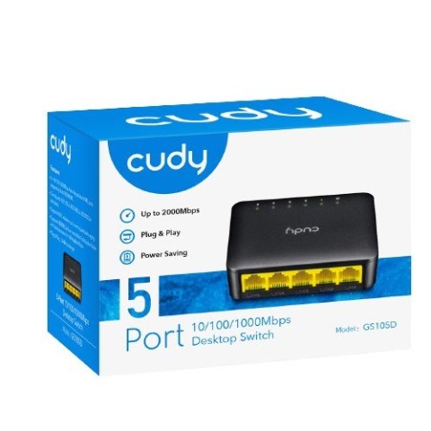 Switch CUDY GS105D 5-Port 10/100/1000 Switch CUDY GS105D 5-Port 10/100/1000