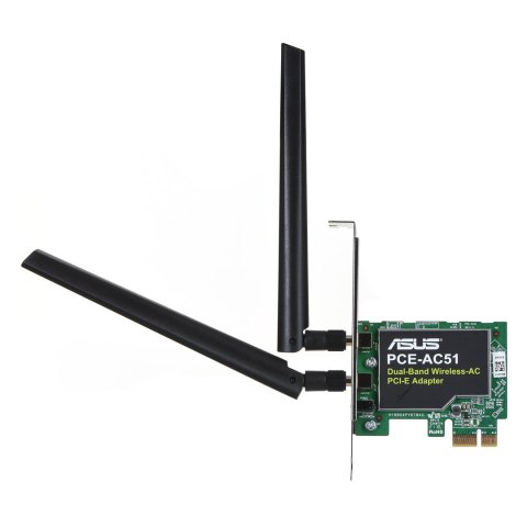 Karta sieciowa ASUS PCE-AC51 (PCI-E) Karta sieciowa ASUS PCE-AC51 (PCI-E)