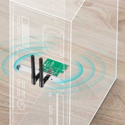 Karta sieciowa TP-LINK TL-WN881ND (PCI-E) Karta sieciowa TP-LINK TL-WN881ND (PCI-E)