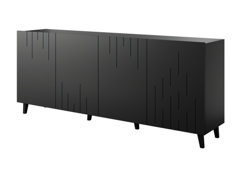 Komoda BARI 200x42x82 czarny mat Komoda BARI 200x42x82 czarny mat