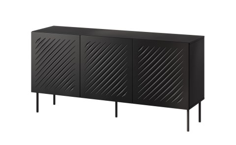 Komoda SIENA 150,5x40x75 czarny mat Komoda SIENA 150,5x40x75 czarny mat
