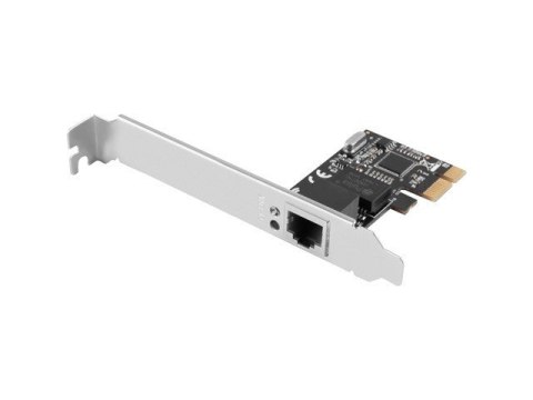 LANBERG KARTA SIECIOWA PCI-E 1X RJ45 1GB RTL8111C ŚLEDŹ LOW PROFILE PCE-1GB-201 LANBERG KARTA SIECIOWA PCI-E 1X RJ45 1GB RTL8111C ŚLEDŹ LOW PROFILE PCE-1GB-201