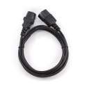 Kabel GEMBIRD PC-189 (C13 / IEC C13 / IEC 320 C13 - C14 ; 1,8m; kolor czarny)