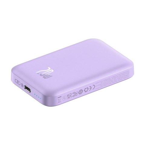Powerbank Baseus Magnetic Mini Air 6000mAh (fiolet)