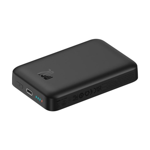 Powerbank Baseus Magnetic Mini Air Wireless 10000mAh 20W+kabel USB C-USB C (czarny)