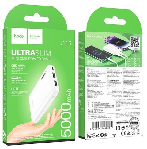 Powerbank Hoco J115 Journey (biały) Powerbank Hoco J115 Journey (biały)