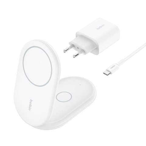BELKIN ŁADOWARKA MAGSAFE SKŁADANA 2W1 QI2 ZASILACZ CZARNA