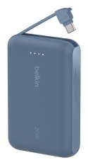 BELKIN POWERBANK 10 000 MAH, 20W, KABEL USB-C, BLUE