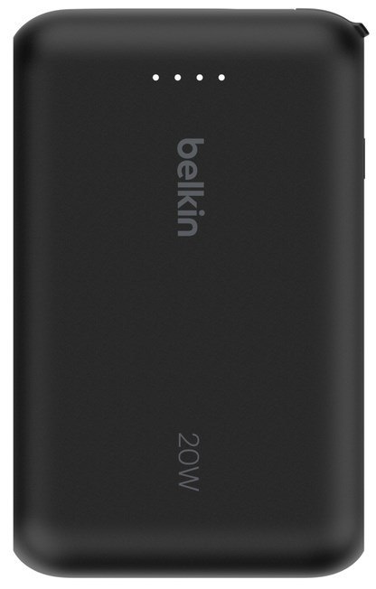 BELKIN POWERBANK 10 000 MAH, 20W, WBUDOWANY KABEL USB-C, BLACK BELKIN POWERBANK 10 000 MAH, 20W, WBUDOWANY KABEL USB-C, BLACK