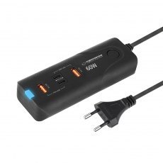ESPERANZA ŁADOWARKA 60W 2X USB-C PD 30W / 2X USB-A QC 3.0 18W EZC109 ESPERANZA ŁADOWARKA 60W 2X USB-C PD 30W / 2X USB-A QC 3.0 18W EZC109