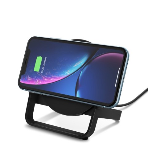 Ładowarka bezprzewodowa Belkin BoostCharge Wireless Charging Stand Qi-compatible 10W + QC 3.0 Wall Charger Black Ładowarka bezprzewodowa Belkin BoostCharge Wireless Charging Stand Qi-compatible 10W + QC 3.0 Wall Charger Black