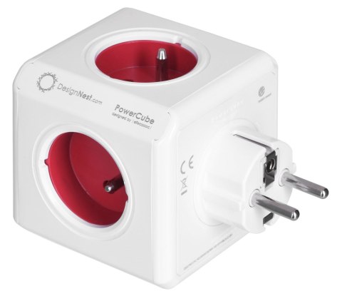 Przedłużacz allocacoc PowerCube Original 2202RD/FROUPC (kolor czerwony) Przedłużacz allocacoc PowerCube Original 2202RD/FROUPC (kolor czerwony)