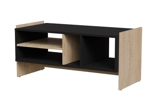 Ława/stolik PORTO 100x50x46 dąb/czarny Ława/stolik PORTO 100x50x46 dąb/czarny