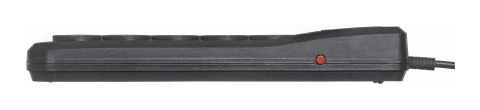 Listwa przeciwprzepięciowa Activejet 5gn/1,5m/cz (10A; 2300W) 1,5m; kolor czarny Listwa przeciwprzepięciowa Activejet 5gn/1,5m/cz (10A; 2300W) 1,5m; kolor czarny