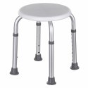 Taboret prysznicowy okrągły aluminiowy