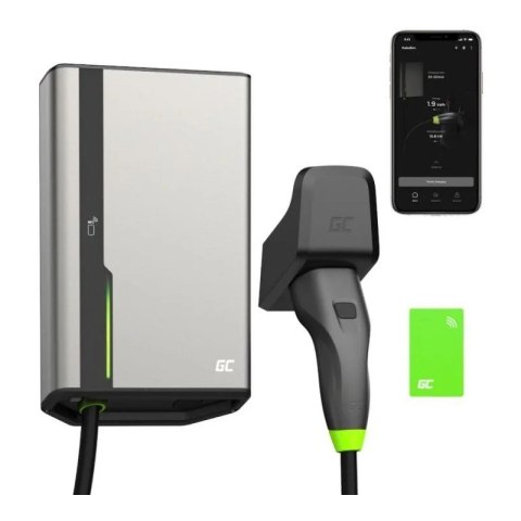 Wallbox Green Cell HabuDen 22kW 32A - kabel 5m z NFC Wallbox Green Cell HabuDen 22kW 32A - kabel 5m z NFC