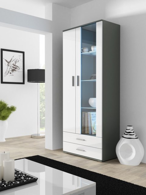 Zestaw SOHO 8 (RTV180 + Wit S6 + Półki) SZ/BI POŁ Zestaw SOHO 8 (RTV180 + Wit S6 + Półki) SZ/BI POŁ