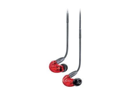 Shure SE215SPE-RD-EFS - Słuchawki douszne z pojedynczym przetwornikiem i kablem 3.5mm (czerwone) Shure SE215SPE-RD-EFS - Słuchawki douszne z pojedynczym przetwornikiem i kablem 3.5mm (czerwone)