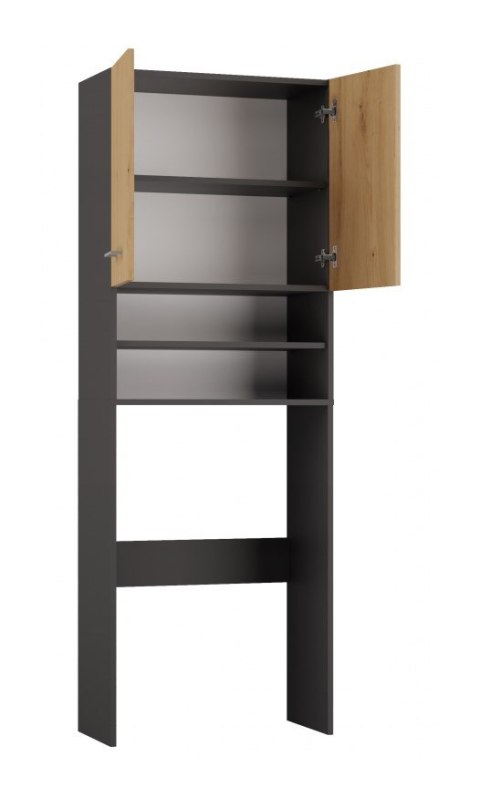 Szafka na pralkę POLA DK 64x30xH180 antracyt/artisan Szafka na pralkę POLA DK 64x30xH180 antracyt/artisan