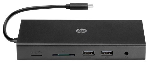 Stacja dokująca HP Travel USB-C Universal Multiport Hub czarna 1C1Y5AA Stacja dokująca HP Travel USB-C Universal Multiport Hub czarna 1C1Y5AA