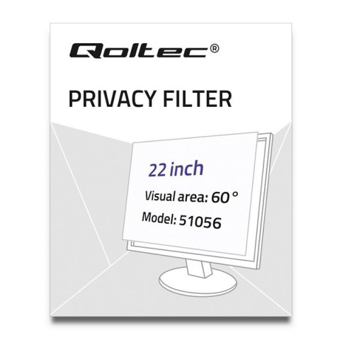 Filtr prywatyzujący Rodo Qoltec 51056 Filtr prywatyzujący Rodo Qoltec 51056