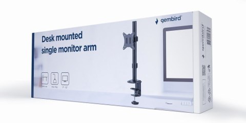 GEMBIRD BIURKOWE REGULOWANE RAMIĘ NA MONITOR 17"-32", DO 9 KG GEMBIRD BIURKOWE REGULOWANE RAMIĘ NA MONITOR 17"-32", DO 9 KG