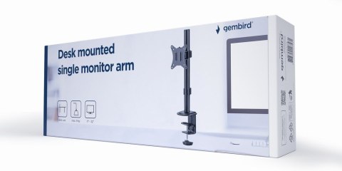 GEMBIRD BIURKOWE REGULOWANE RAMIĘ NA MONITOR 17"-32", DO 9 KG GEMBIRD BIURKOWE REGULOWANE RAMIĘ NA MONITOR 17"-32", DO 9 KG
