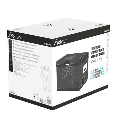 PRZENOŚNA LODÓWKA KOMPRESOROWA GCX47 BLACK