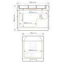 PRZENOŚNA LODÓWKA KOMPRESOROWA GCX47 BLACK