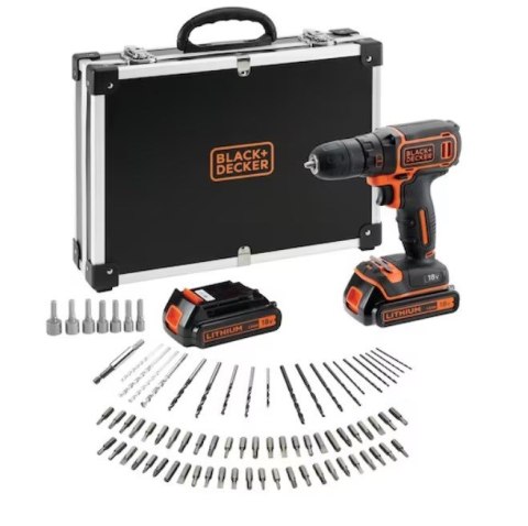 Wiertarko-wkrętarka 18V CDC18BAFC-QW BLACK+DECKER (WYPRZEDAŻ) Wiertarko-wkrętarka 18V CDC18BAFC-QW BLACK+DECKER (WYPRZEDAŻ)