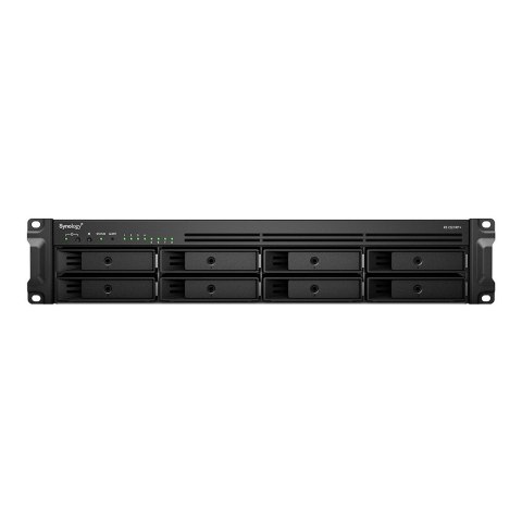 NAS Synology RS1221RP+; 2U RACK; 8x (3.5" SATA HDD/2.5" SATA HDD); AMD Ryzen V1500B; 4 GB DDR4 ECC SODIMM, 4x 1GbE RJ-45 NAS Synology RS1221RP+; 2U RACK; 8x (3.5" SATA HDD/2.5" SATA HDD); AMD Ryzen V1500B; 4 GB DDR4 ECC SODIMM, 4x 1GbE RJ-45