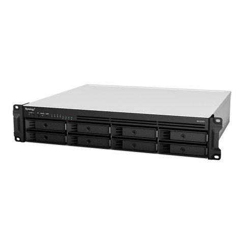 NAS Synology RS1221RP+; 2U RACK; 8x (3.5" SATA HDD/2.5" SATA HDD); AMD Ryzen V1500B; 4 GB DDR4 ECC SODIMM, 4x 1GbE RJ-45 NAS Synology RS1221RP+; 2U RACK; 8x (3.5" SATA HDD/2.5" SATA HDD); AMD Ryzen V1500B; 4 GB DDR4 ECC SODIMM, 4x 1GbE RJ-45