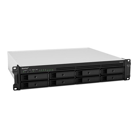 NAS Synology RS1221RP+; 2U RACK; 8x (3.5" SATA HDD/2.5" SATA HDD); AMD Ryzen V1500B; 4 GB DDR4 ECC SODIMM, 4x 1GbE RJ-45 NAS Synology RS1221RP+; 2U RACK; 8x (3.5" SATA HDD/2.5" SATA HDD); AMD Ryzen V1500B; 4 GB DDR4 ECC SODIMM, 4x 1GbE RJ-45