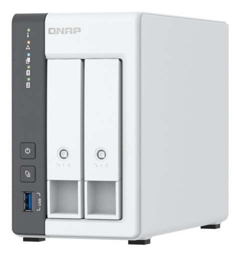 Qnap TS-216G, Tower, 2 x 2.5"/3.5" SATA, ARM 2.0GHz Quad core, 4GB, 1 x 2.5GbE + 1 x GbE, External adapter (PSU) Qnap TS-216G, Tower, 2 x 2.5"/3.5" SATA, ARM 2.0GHz Quad core, 4GB, 1 x 2.5GbE + 1 x GbE, External adapter (PSU)
