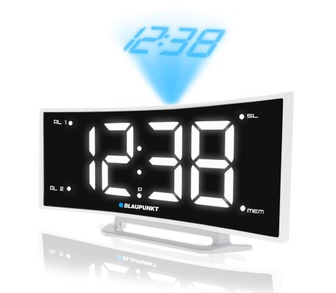 Radiobudzik Blaupunkt CRP7WH biało-czarny Radiobudzik Blaupunkt CRP7WH biało-czarny